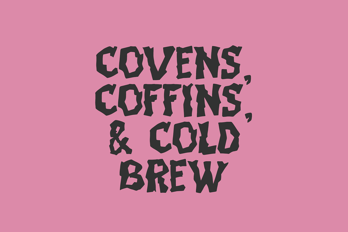 Gravedust Display Font, a Handwritten Font by Beck McCormick (Photo 9 of 10)