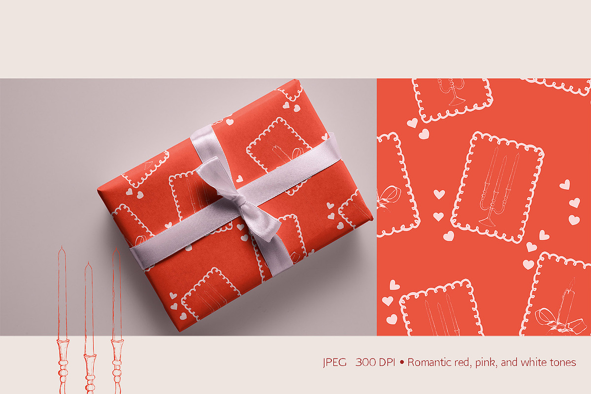 Valentine's vibe. Romantic cards, an Illustration by NatalieArtsDenysenko (Photo 8 of 9)