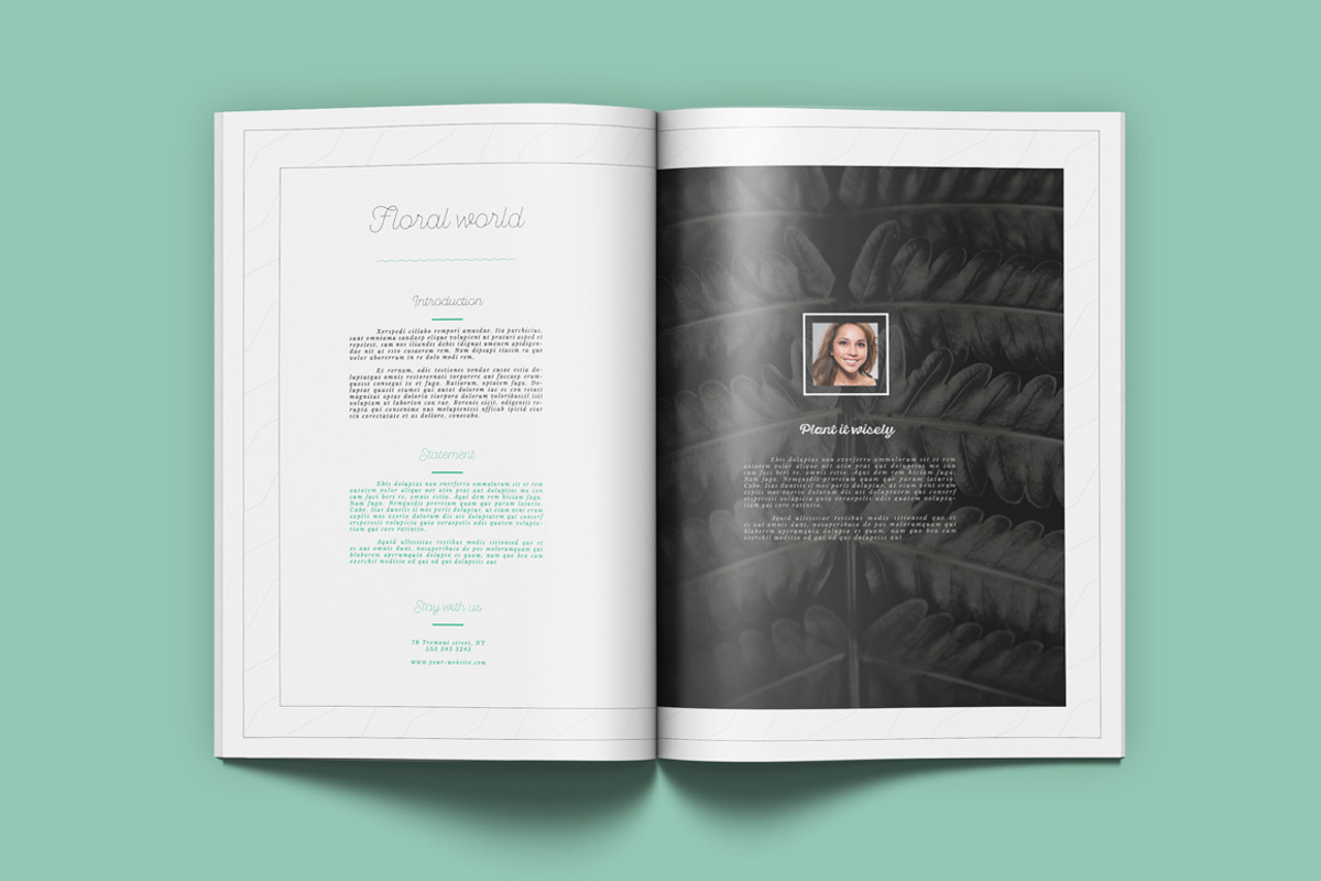 Floral Magazine, a Magazine Template by Kahuna Design (Photo 2 of 13)