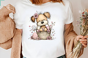 Whimsical Easter Dogs Clipart, an Illustration by CreationArt (Thumbnail 4 of 7)