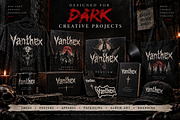 Vanthex – Dark Gothic Display Font, a Script Font by Wow Magic (Thumbnail 2 of 5)