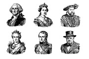 Historical Portrait Collection, a Person Illustration by Designs by Helen Trupak (Thumbnail 1 of 5)