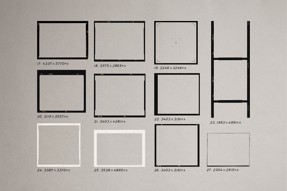 High Quality Film Frames Kit, a Product Mockup by Sparrow & Snow (Photo 7 of 9)