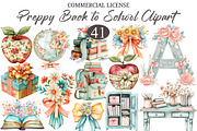 Preppy Back to School Clipart, a Seasonal Illustration by designcity5 (Thumbnail 1 of 5)