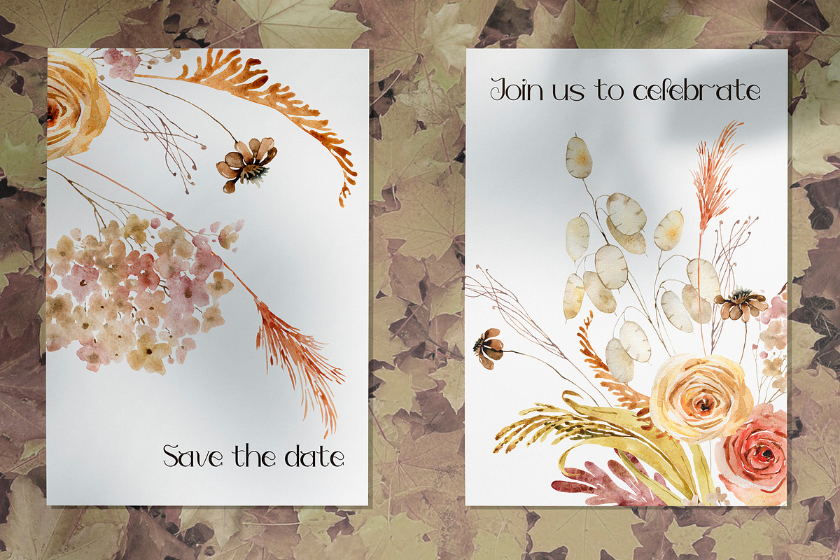 Watercolor Cozy Fall Collection, an Illustration by TanyaOak (Photo 3 of 8)