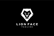 Lion Face Geometric Logo Template, a Branding & Logo Template by yopie (Thumbnail 2 of 3)