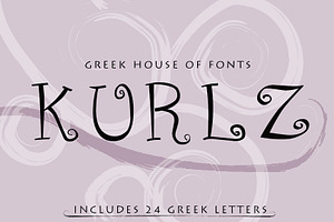 Kurlz Greek Font