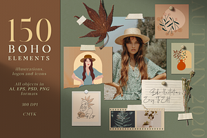 Boho Mood Illustrations
