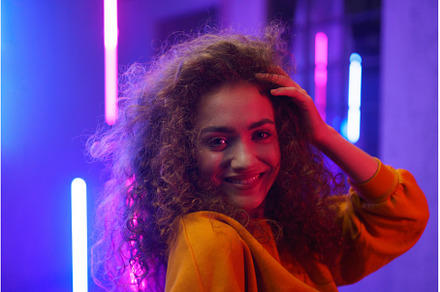 Portrait of a happy young woman, a Person Photo by HalfPoint
