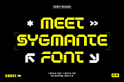 Sygmante – Modern Sci-Fi Display, a Sans Serif Font by Drizy (Thumbnail 2 of 10)