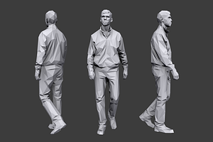 Lowpoly People Casual Pack Volume 8