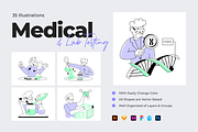 Medical and Lab Testing Illustration, a Person Illustration by Prosymbols (Thumbnail 1 of 6)