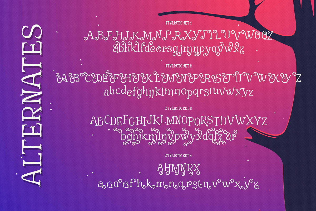 The Spokill Halloween Typeface, a Script Font by alit design (Photo 7 of 16)