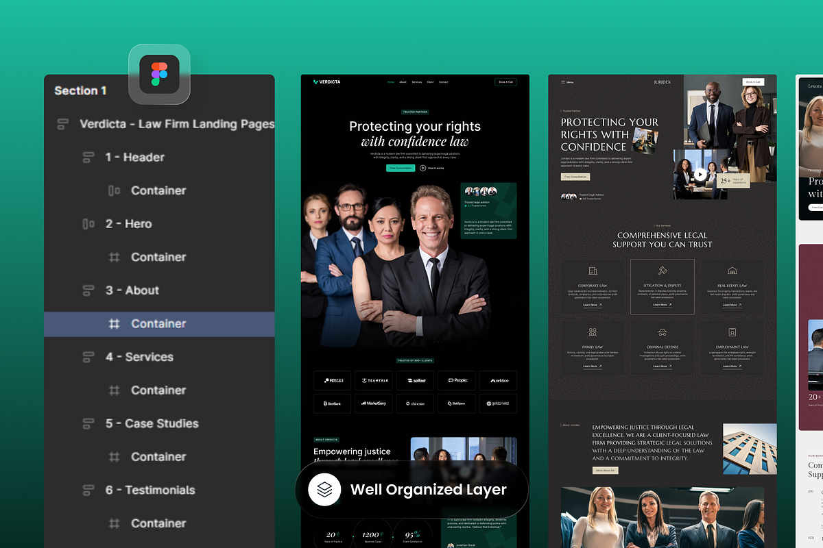 VJL - Bundling Law Firm Landing Page preview 2