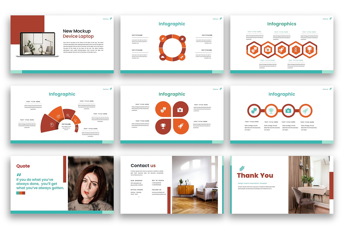 Pavlova-Interior PowerPoint Template, a Presentation Template by kreatifreya (Photo 5 of 5)