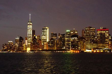 Manhattan Skyline at night, an Architecture Photo by DutchDigitalDesign