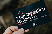 Modern Church Invitation Template, a Card Template by JD Designs (Thumbnail 5 of 5)