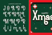 Criemas - Christmas Display Typeface, a Handwritten Font by MaikoHatta (Thumbnail 5 of 8)