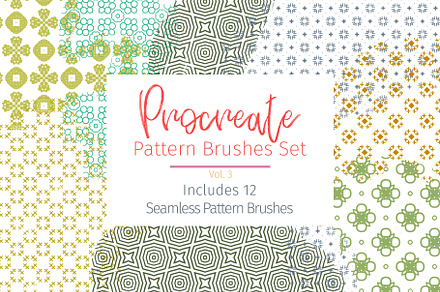 Procreate seamless pattern brushes 2