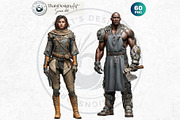 Galactic Vanguard Character Cliparts, a Person Illustration by ThatsDesignArt (Thumbnail 14 of 15)