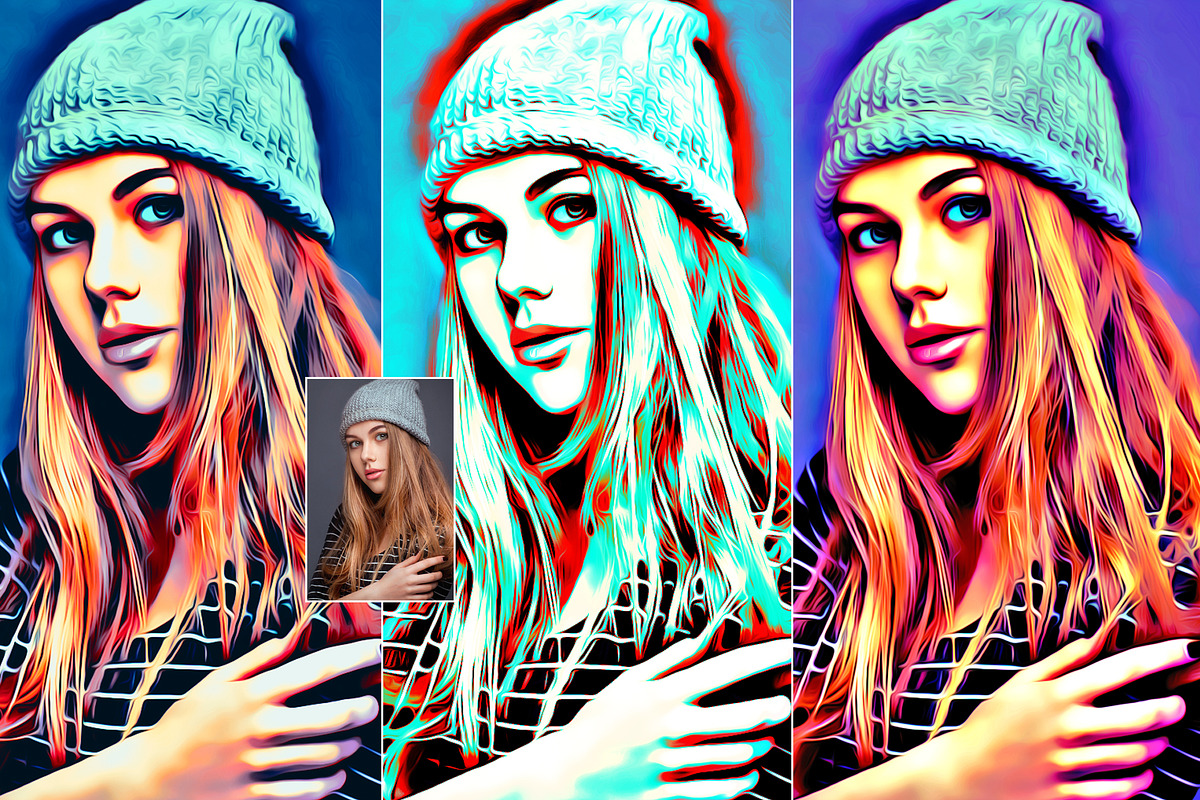 Realistic Oil Painting Art, an Action Add-On by U_Design (Photo 12 of 15)