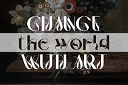 Profound Painting - Ligatures Font, a Sans Serif Font by 177Studio (Thumbnail 6 of 8)
