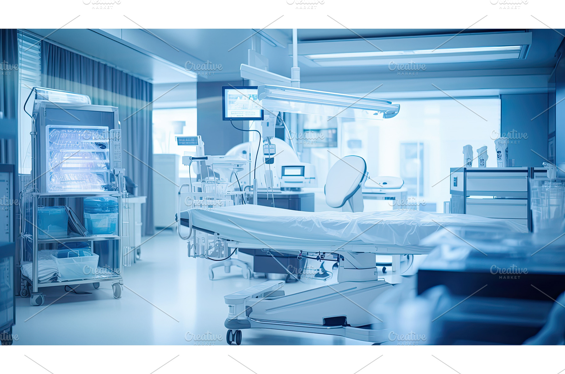surgery blurred healthcare interior, a Background Photo by pikepicture