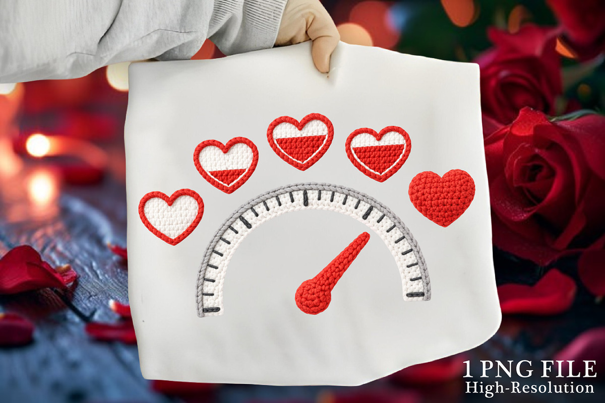 Valentine Love Meter PNG, Valentine, an Illustration by Canvas Craft (Photo 1 of 7)