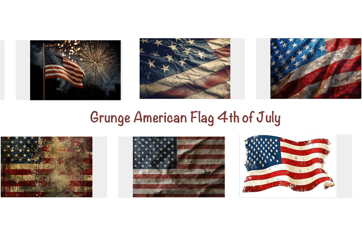Grunge American Flag 4th of July, a Graphic by VetalStock (Photo 1 of 3)