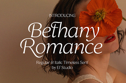 Bethany Romance, a Serif Font by Ef Studio