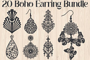 Ornamental Earring SVG Bundle, an Object Graphic by Designer_Momina (Thumbnail 1 of 20)