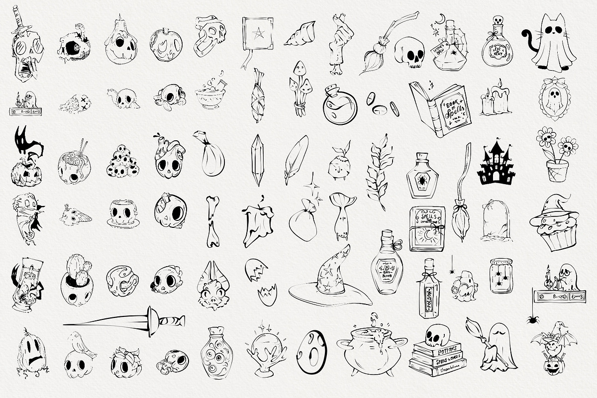 Spooky funny vector illustration, a Seasonal Illustration by AnnaPolitmerskaja (Photo 4 of 6)