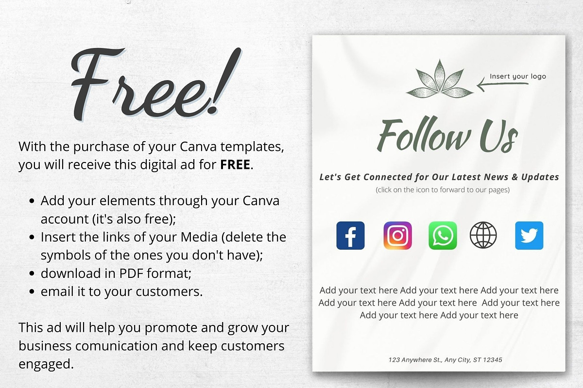 52 FLOWER SHOP canva templates, a Social Media Template by Talipic Designs (Photo 5 of 7)