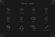 Zodiac Cats.Mystic astrology clipart, an Animal Illustration by Samnay Arts (Thumbnail 7 of 16)
