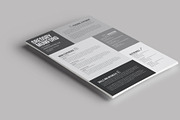 6 Shades CV/Resume, a Resume Template by Valeur Design (Thumbnail 2 of 5)