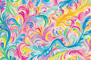 Bold Hippie Colorful Tie -Dye, a Pattern Graphic by Printable Treasure (Thumbnail 7 of 7)