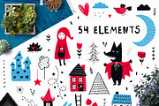 Fairytale Time - Clipart Collection, a Decorative Illustration by Velliniki (Thumbnail 3 of 8)