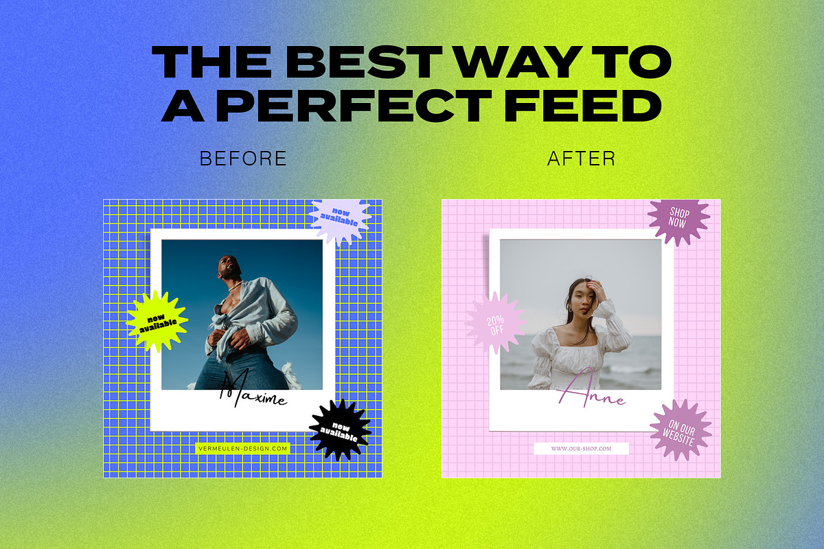 Instagram Social Media CANVA Bold, a Social Media Template by Vermeulen Design Studio (Photo 6 of 6)