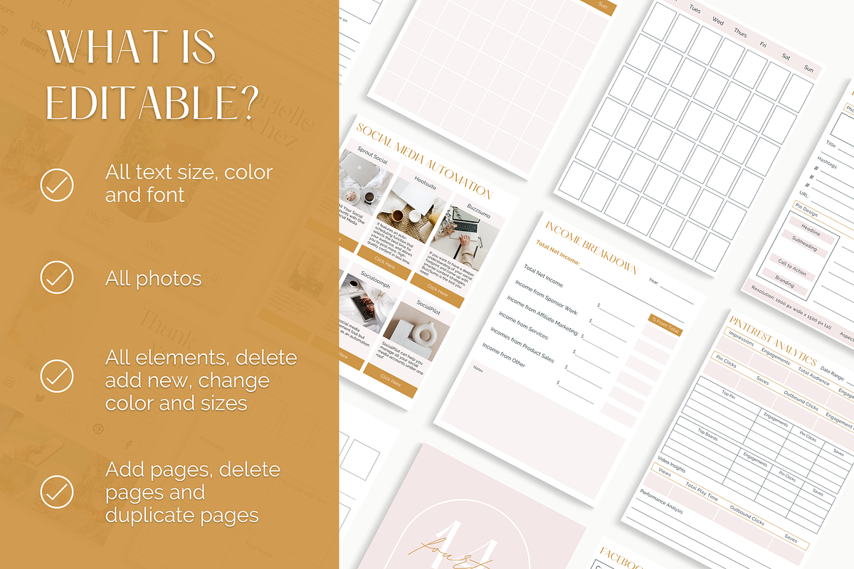 2023 Blogging Planner, a Stationery Template by Marketing Templates Co. (Photo 10 of 11)
