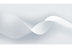 Soft White Abstract Design, an Illustration by BazziBa♥