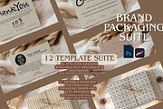 Brand Kit Packaging Template Cards, a Marketing Template by Studio Print Co. (Thumbnail 1 of 17)