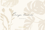 Beige gold Leaves collection, a Texture Graphic by Anna Sokol (Thumbnail 2 of 6)