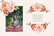Floral Watercolor set Golden Hour, a Decorative Illustration by Eves_Aquadreams (Thumbnail 14 of 14)