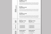 Professional Resume Template Layout, a Resume Template by MightyDesign (Thumbnail 3 of 8)