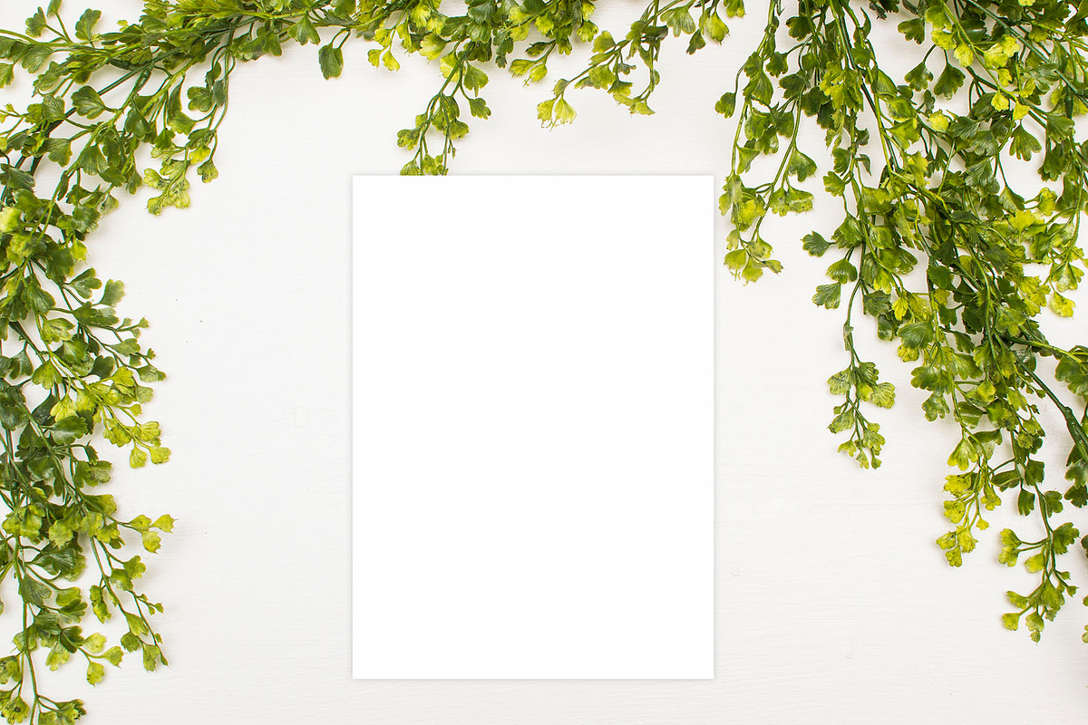 Mockup, Classy Modern Invitation, a Photo by BlueBooks (Photo 1 of 2)
