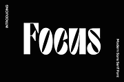 Focus - Modern Sans Serif Font, a Sans Serif Font by Luna Shop (Thumbnail 1 of 5)
