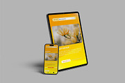 Tablet & Phone Mockup, a Device Mockup by rizalamora (Thumbnail 5 of 11)