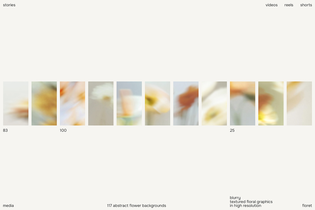 FLORET Blur Flower Backgrounds, a Background Graphic by Aesthetic Eye (Photo 16 of 19)