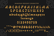 Ramadan Delight a Arabic Font, a Blackletter Font by Blankids Studio (Thumbnail 6 of 12)