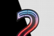 Neon light Alphabet letters, a Decorative Illustration by S_design (Thumbnail 7 of 8)